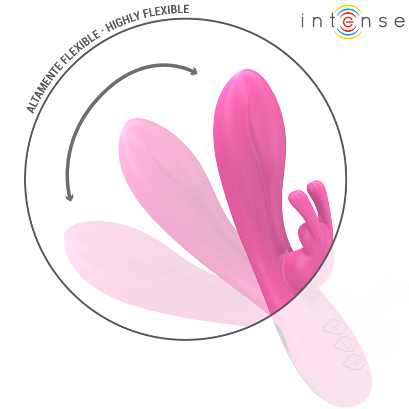 INTENSE - RANDALL VIBRATEUR RABBIT 10 VIBRATIONS ROSE INTENSE FUN TOYS