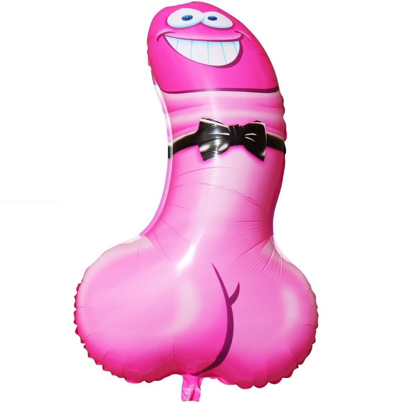DIABLO PICANTE - BALLON DE FÊTE ROSE EN FORME DE PÉNIS DIABLO PICANTE