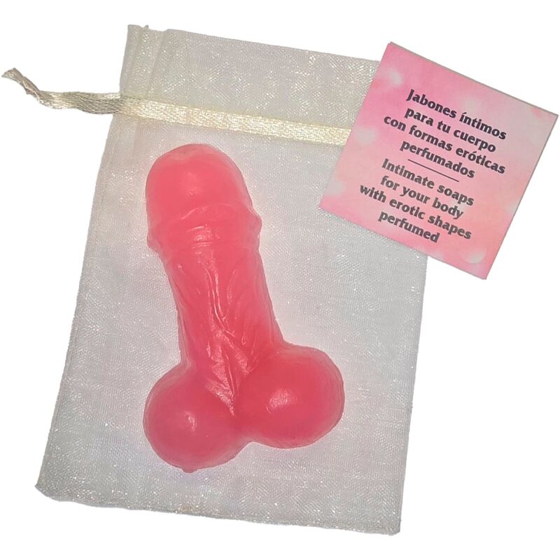 DIABLO PICANTE - SAVON PARFUMÉ EN FORME DE PÉNIS ROSE DIABLO PICANTE