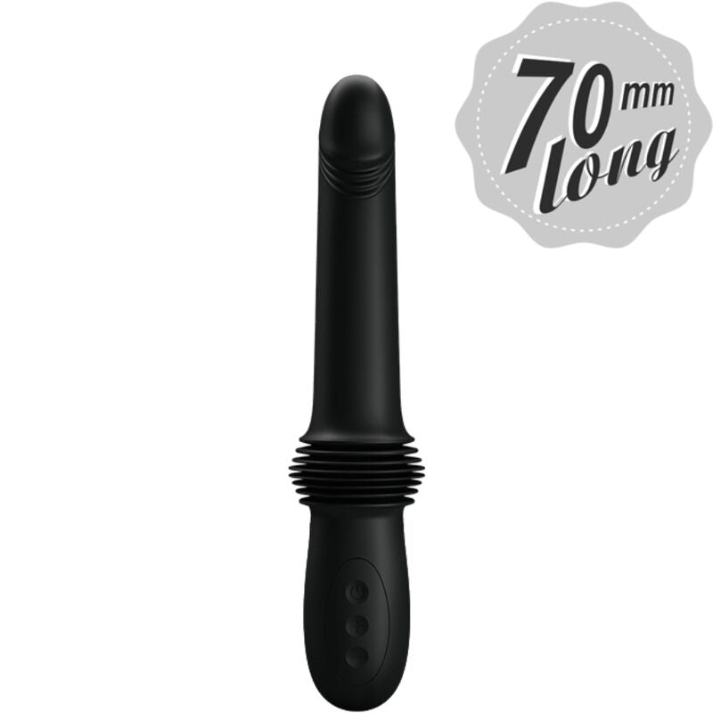 PRETTY LOVE - VIBRATEUR PAZUZU 3 MODES DE POUSSÉE NOIR PRETTY LOVE