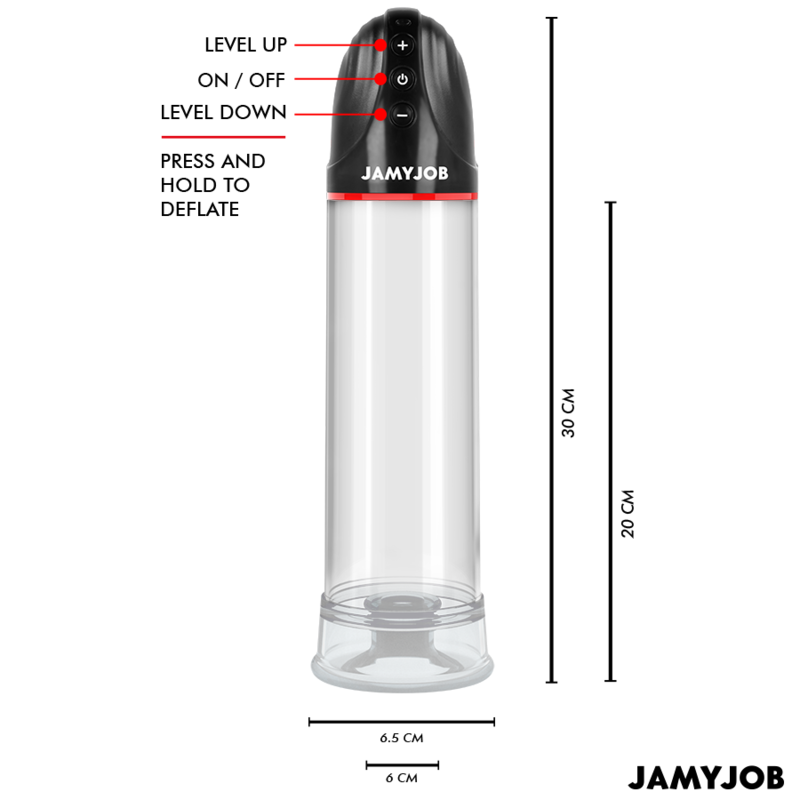 JAMYJOB - POMPE AUTOMATIQUE XPAND 3 NIVEAUX D'ASPIRATION GRIS JAMYJOB