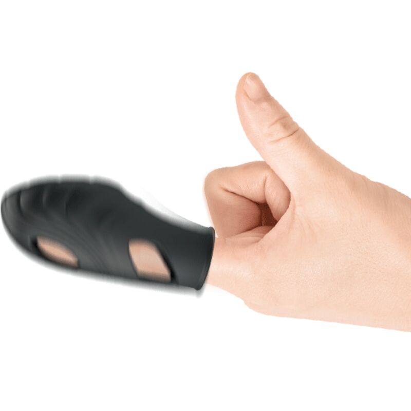 PRETTY LOVE - VIBRATEUR DE DOIGT EN SILICONE LICH NOIR PRETTY LOVE