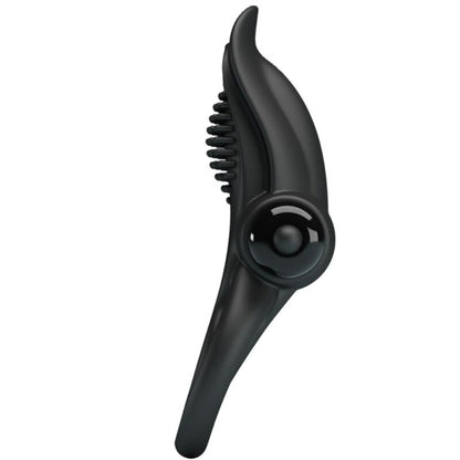 PRETTY LOVE - DOUBLE ANNEAU VIBRANT + STIMULATEUR DE CLITORIS 10 VIBRATIONS NOIR PRETTY LOVE