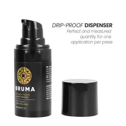 BRUMA - VIBRATEUR LIQUIDE ULTRA GLISSANT PINA COLADA 15 ML BRUMA