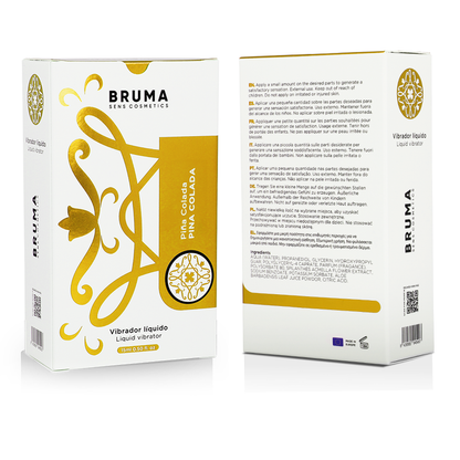 BRUMA - VIBRATEUR LIQUIDE ULTRA GLISSANT PINA COLADA 15 ML BRUMA