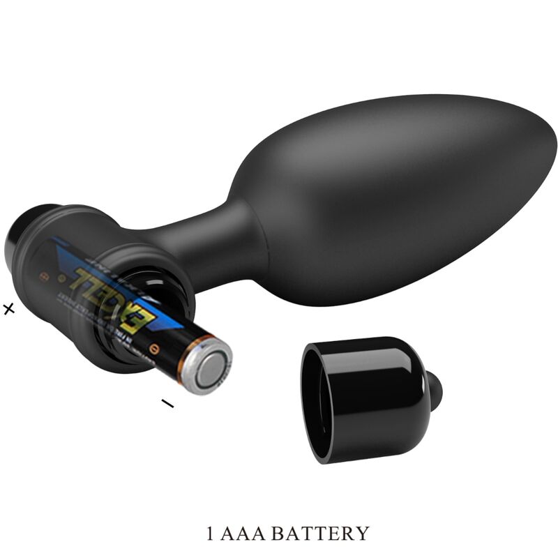 PRETTY LOVE - VIBRA BUTT PLUG 2 PLUG ANAL 10 VIBRATIONS NOIR PRETTY LOVE