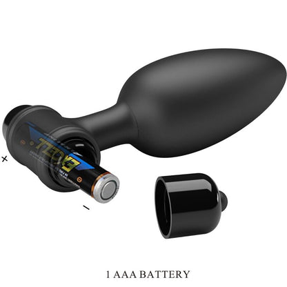 PRETTY LOVE - VIBRA BUTT PLUG 2 PLUG ANAL 10 VIBRATIONS NOIR PRETTY LOVE