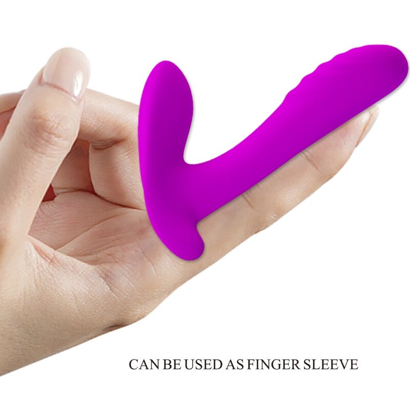 PRETTY LOVE - MASSEUR & VIBRATEUR 12 VIBRATIONS TÉLÉCOMMANDE VIOLET PRETTY LOVE