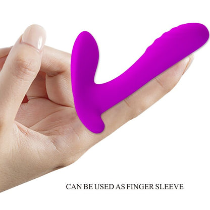 PRETTY LOVE - MASSEUR & VIBRATEUR 12 VIBRATIONS TÉLÉCOMMANDE VIOLET PRETTY LOVE