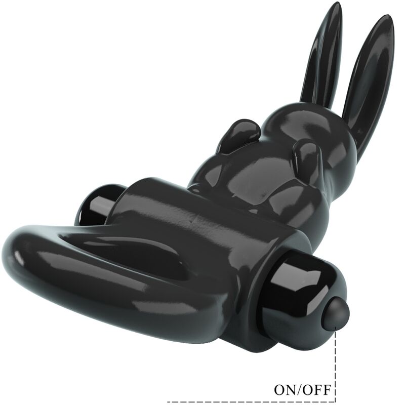 PRETTY LOVE - ANNEAU VIBRATEUR EXCITANT RABBIT 10 VIBRATIONS NOIR PRETTY LOVE PARTY UP