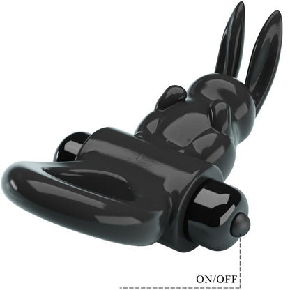 PRETTY LOVE - ANNEAU VIBRATEUR EXCITANT RABBIT 10 VIBRATIONS NOIR PRETTY LOVE PARTY UP