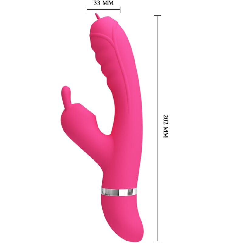 PRETTY LOVE - VIBRATEUR LAPIN MULTIFONCTION PHOENIX ROSE PRETTY LOVE