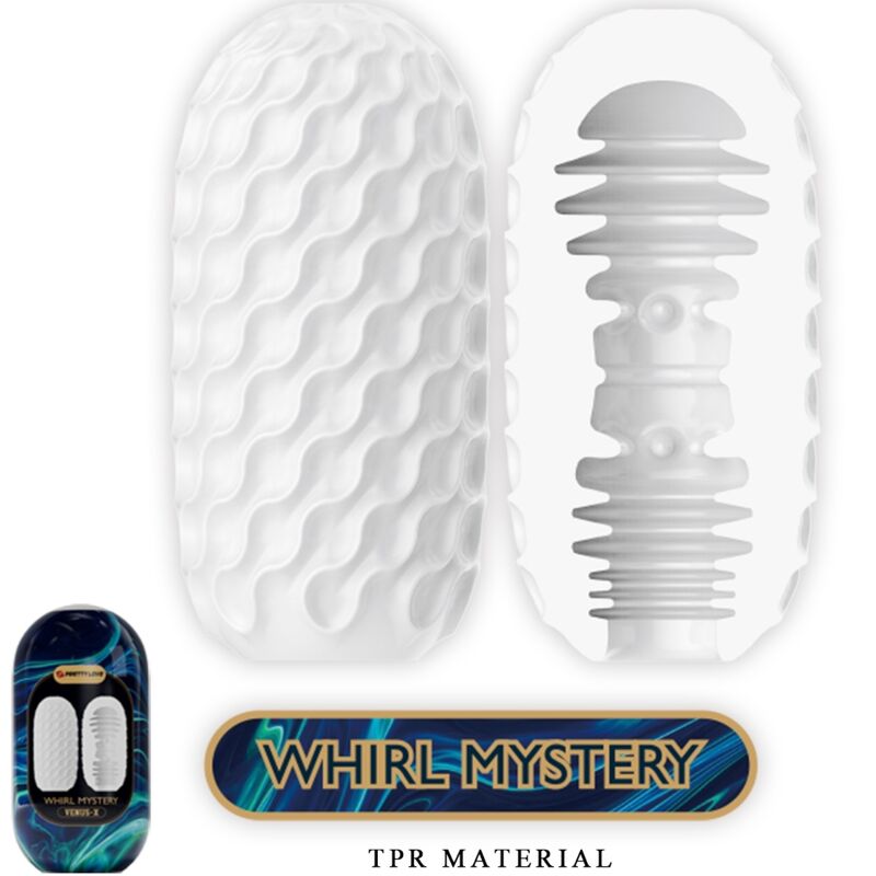 PRETTY LOVE - VENUS X 15 MASTURBATEURS HOMMES EN SILICONE BLANC PRETTY LOVE