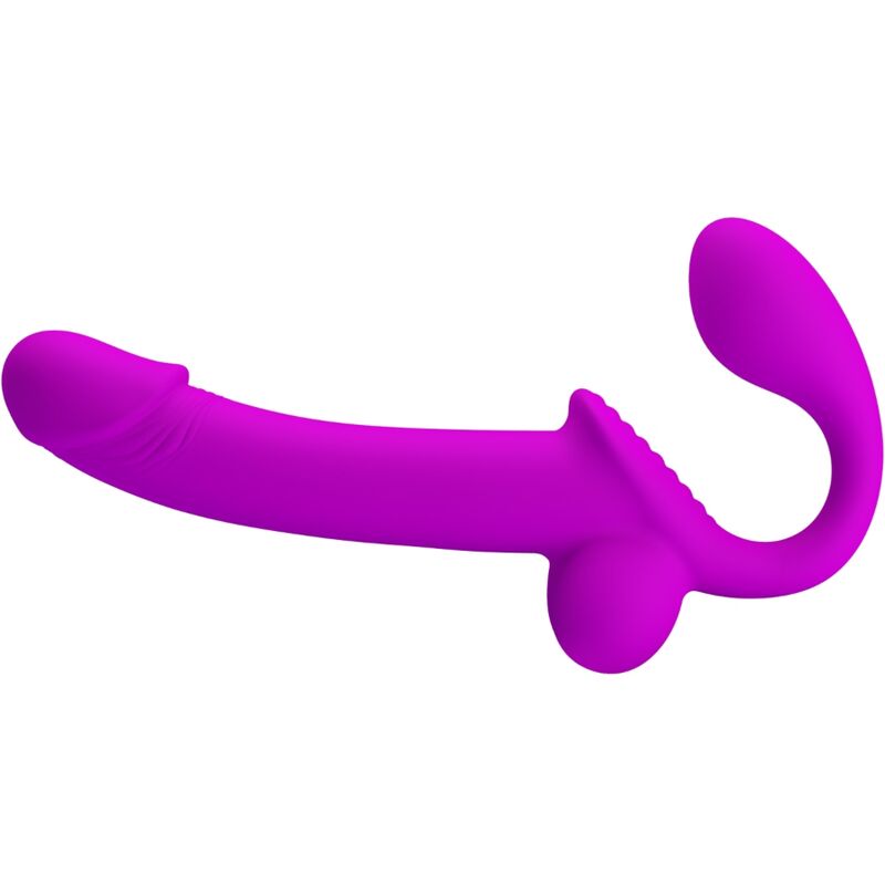 PRETTY LOVE - STIMULATEUR DOUBLE STRAP-ON KELPIE VIOLET PRETTY LOVE