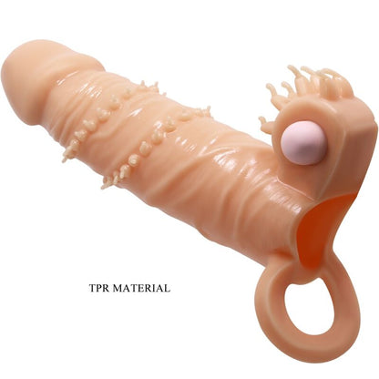PRETTY LOVE - CONNOR MANCHON DE PÉNIS + STIMULATEUR DE CLITORIS CHAIR PRETTY LOVE