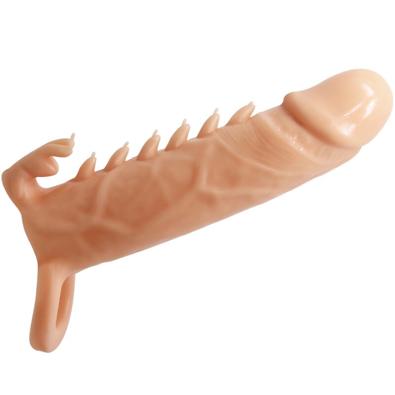 PRETTY LOVE - EMMIT MANCHON POUR PÉNIS + STIMULATEUR DE CLITORIS CHAIR PRETTY LOVE