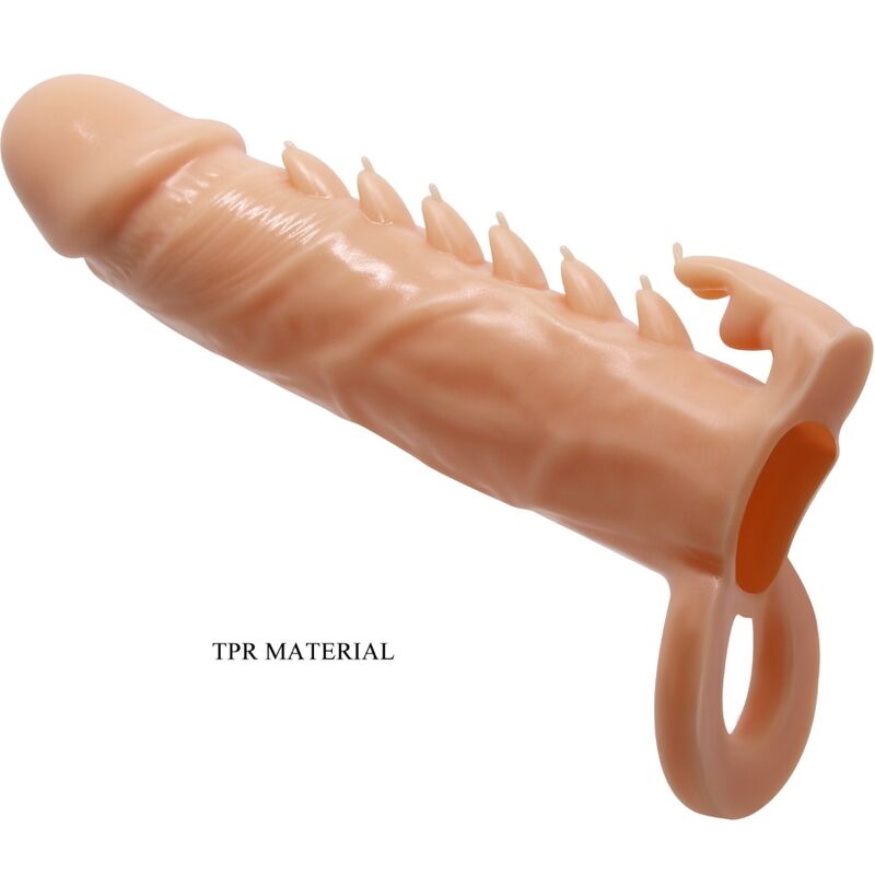 PRETTY LOVE - EMMIT MANCHON POUR PÉNIS + STIMULATEUR DE CLITORIS CHAIR PRETTY LOVE