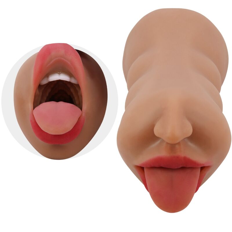 CRAZY BULL - SARAH DOUBLE MASTURBATEUR BOUCHE & VAGIN CHAIR CRAZY BULL