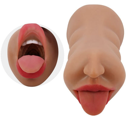 CRAZY BULL - SARAH DOUBLE MASTURBATEUR BOUCHE & VAGIN CHAIR CRAZY BULL