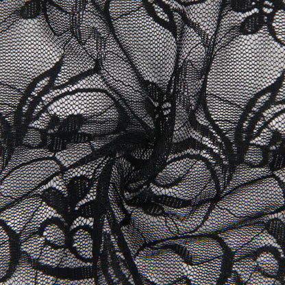 SUBBLIME - 954185 BABYDOLL EN DENTELLE À BRETELLES RÉGLABLES NOIRE S/M SUBBLIME BABYDOLLS