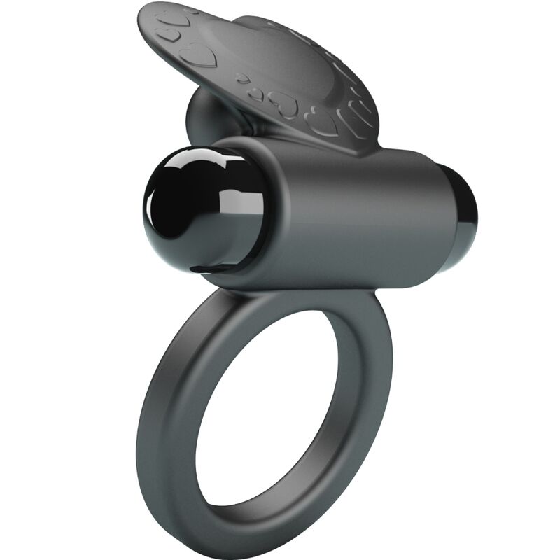 PRETTY LOVE - BAGUE VIBRANTE DEBONAIRE LAPIN 10 VIBRATIONS NOIRE PRETTY LOVE