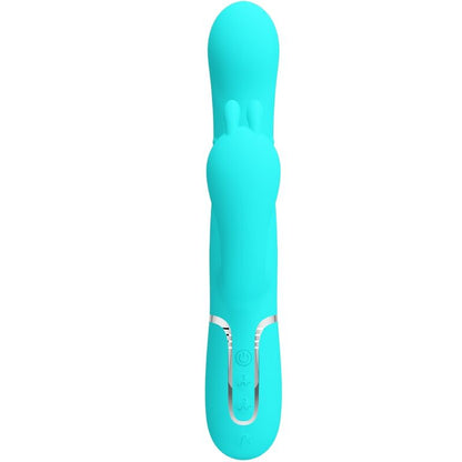 PRETTY LOVE - CAMMY 4 EN 1 VIBRATEUR MULTIFONCTION TRIPPLE RABBIT BLEU PRETTY LOVE