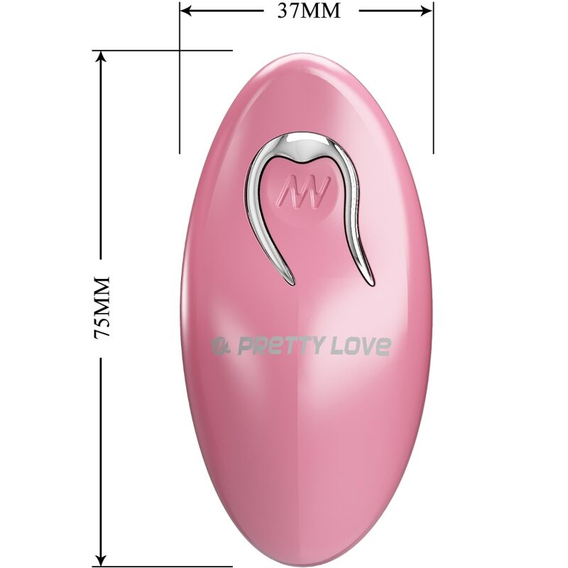 PRETTY LOVE - PINCES À TÉTONS CAILEY 10 VIBRATIONS TÉLÉCOMMANDE ROSE PRETTY LOVE