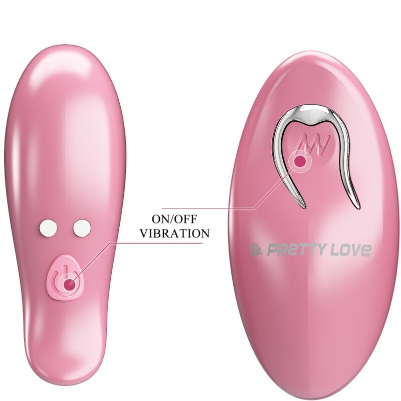 PRETTY LOVE - PINCES À TÉTONS CAILEY 10 VIBRATIONS TÉLÉCOMMANDE ROSE PRETTY LOVE