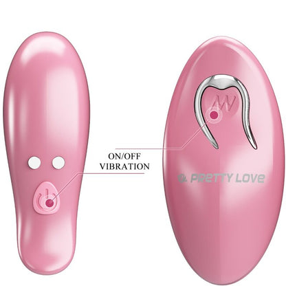 PRETTY LOVE - PINCES À TÉTONS CAILEY 10 VIBRATIONS TÉLÉCOMMANDE ROSE PRETTY LOVE