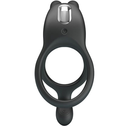 PRETTY LOVE - SETH DOUBLE ANNEAU VIBRANT LAPIN 7 VIBRATIONS NOIR PRETTY LOVE