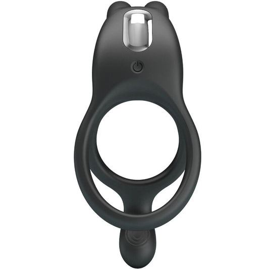 PRETTY LOVE - SETH DOUBLE ANNEAU VIBRANT LAPIN 7 VIBRATIONS NOIR PRETTY LOVE