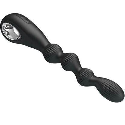PRETTY LOVE - VIBRATEUR ANAL FEDERER 12 VIBRATIONS NOIR PRETTY LOVE