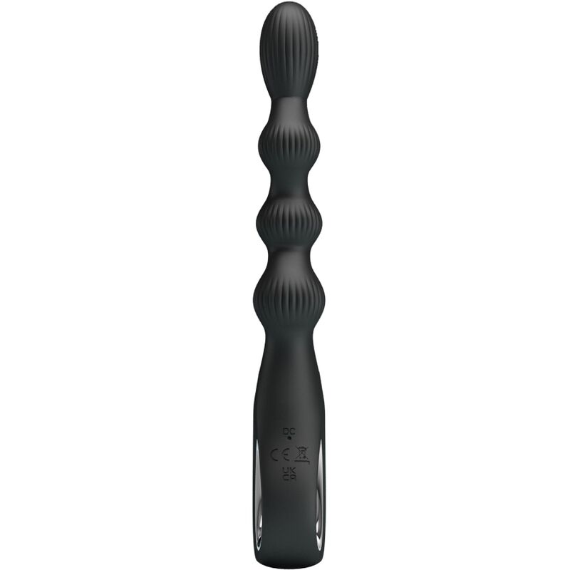 PRETTY LOVE - VIBRATEUR ANAL FEDERER 12 VIBRATIONS NOIR PRETTY LOVE