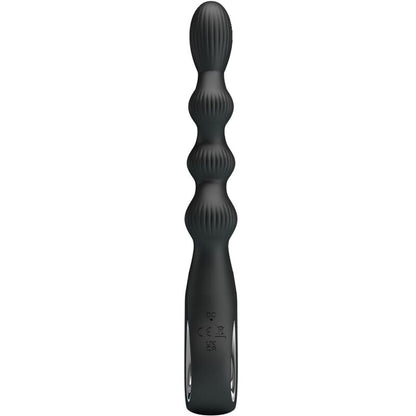 PRETTY LOVE - VIBRATEUR ANAL FEDERER 12 VIBRATIONS NOIR PRETTY LOVE