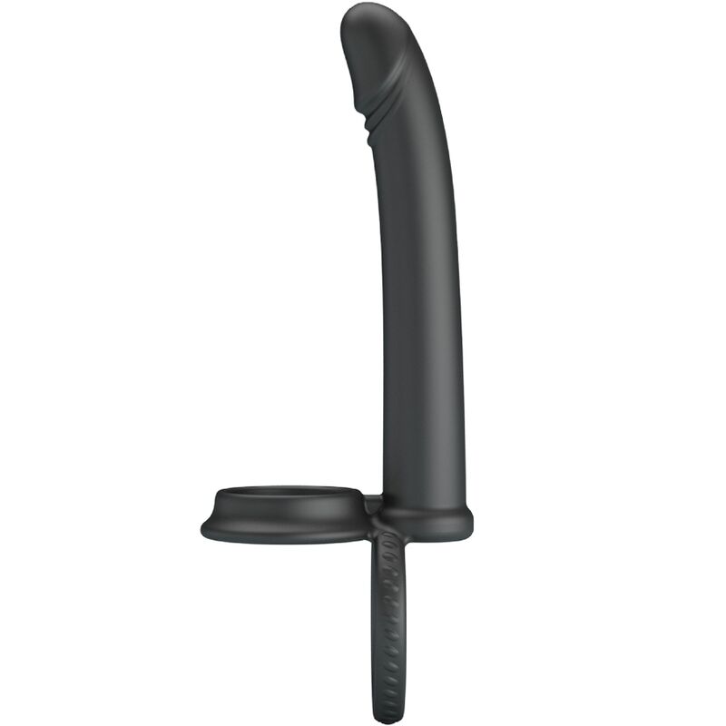 PRETTY LOVE - DILLION DOUBLE PÉNÉTRATION DOUBLE ANNEAU PÉNAL NOIR PRETTY LOVE PARTY UP