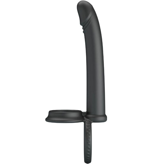 PRETTY LOVE - DILLION DOUBLE PÉNÉTRATION DOUBLE ANNEAU PÉNAL NOIR PRETTY LOVE PARTY UP