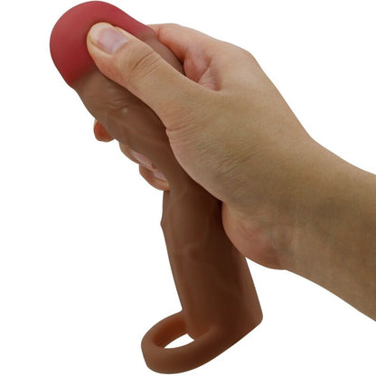 PRETTY LOVE - MANCHON DE PÉNIS HANI AVEC EXTENSION DE 5 CM MULÂTRE PRETTY LOVE