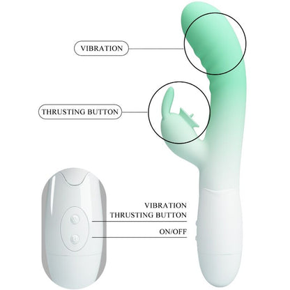 PRETTY LOVE - VIBRATEUR LAPIN CERBERUS 30 VIBRATIONS VERT PRETTY LOVE