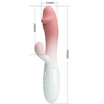 PRETTY LOVE - VIBRATEUR SNAPPY RABBIT 30 VIBRATIONS ROSE PRETTY LOVE