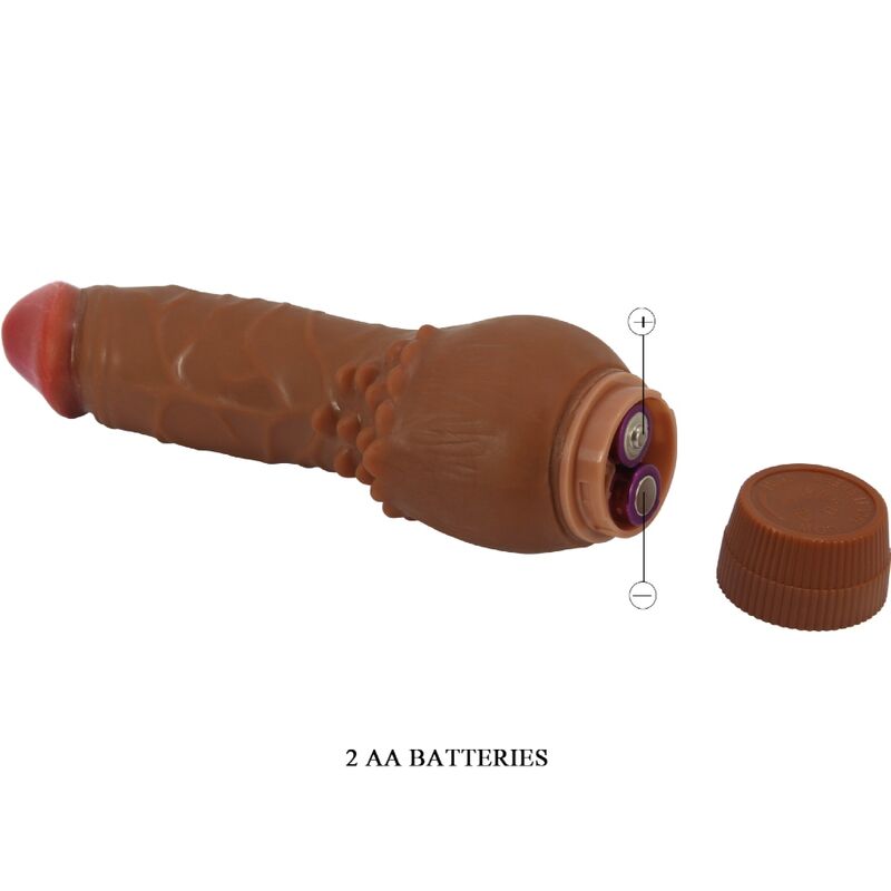 BAILE - VIBRATEUR RÉALISTE BARBARA 19,5 CM MULÂTRE BAILE
