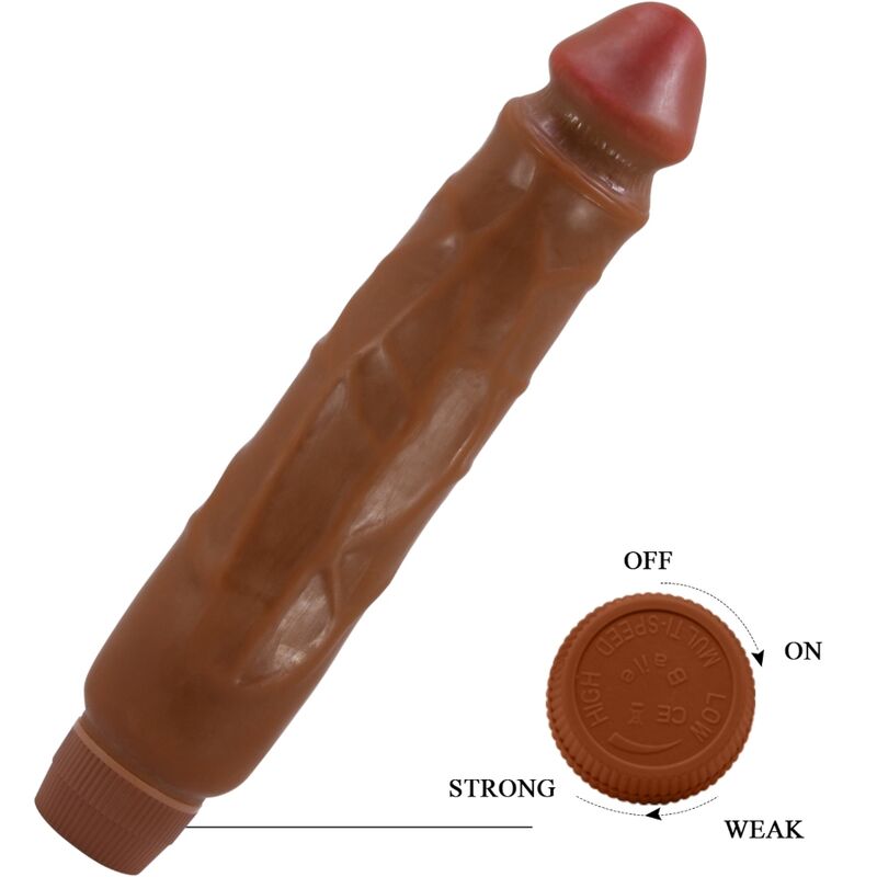 BAILE - JACK VIBRATEUR RÉALISTE 26 CM MULÂTRE BAILE
