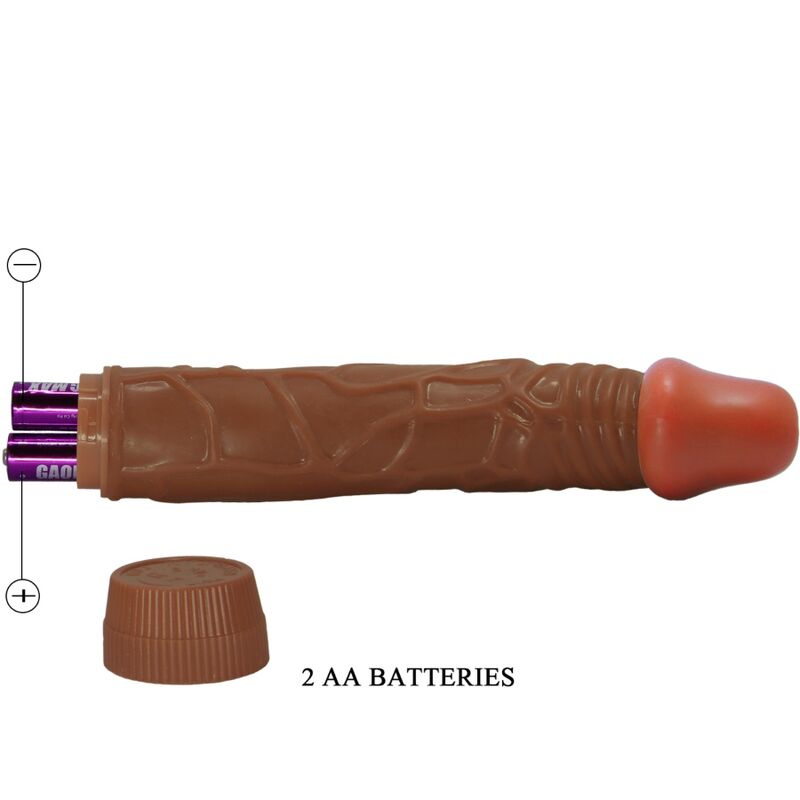 BAILE - VIBRATEUR RÉALISTE BOB 22,5 CM MULÂTRE BAILE