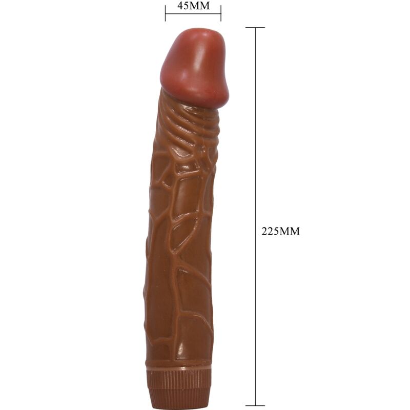 BAILE - VIBRATEUR RÉALISTE BOB 22,5 CM MULÂTRE BAILE