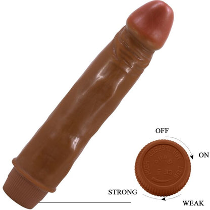 BAILE - VIBRATEUR RÉALISTE NAIN 21 CM MULÂTRE BAILE