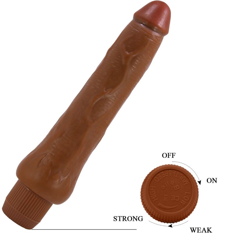BAILE - VIBRATEUR RÉALISTE DRYADE 25 CM MULÂTRE BAILE
