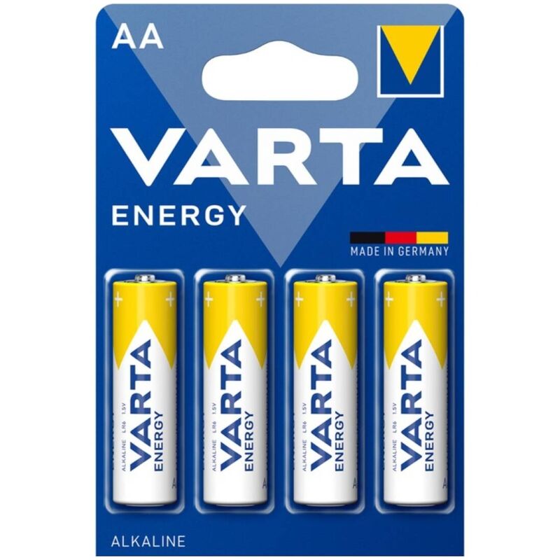 VARTA - PILE ALCALINE ENERGY AA LR6 BLISTER*4 VARTA