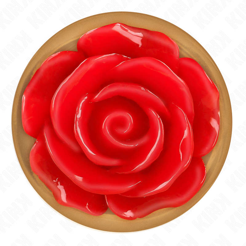 KINK - PLUG ANAL OR ROSE AVEC ROSE ROUGE L KINK PLEASURE PLUGS
