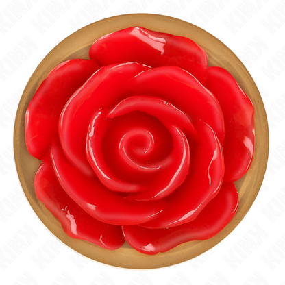 KINK - PLUG ANAL OR ROSE AVEC ROSE ROUGE M KINK PLEASURE PLUGS