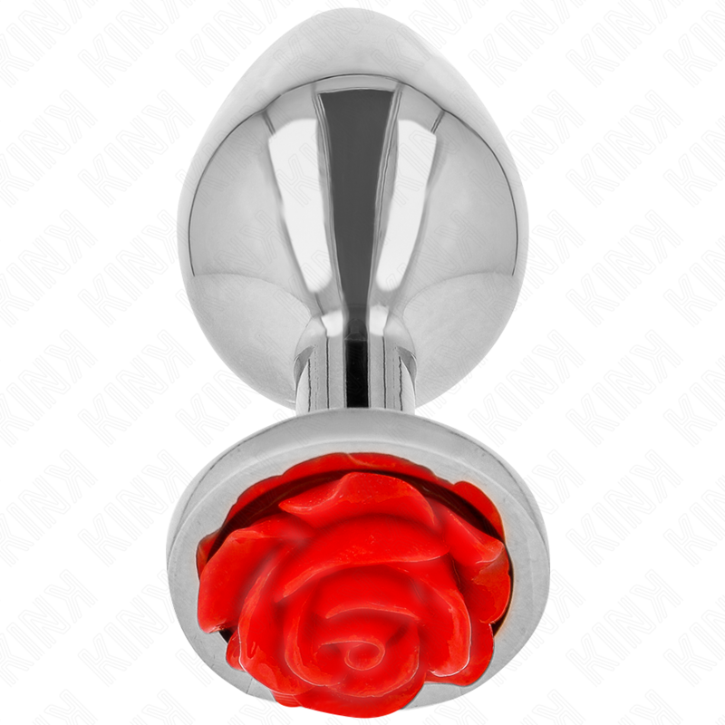 KINK - PLUG ANAL ROSE ROUGE TAILLE M KINK PLEASURE PLUGS