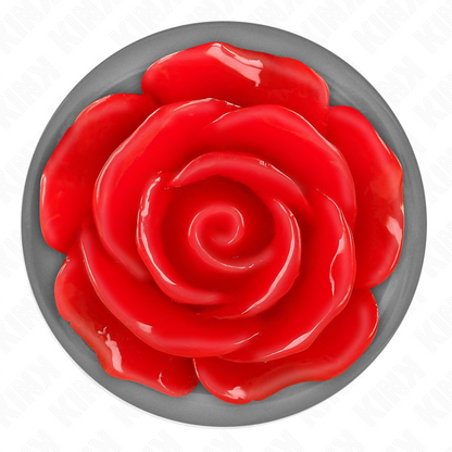 KINK - PLUG ANAL ROSE ROUGE TAILLE M KINK PLEASURE PLUGS